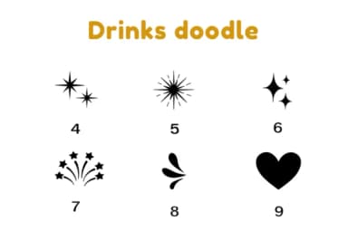 Drinks Doodle by Nun Sukhwan — Dingbats Font — thumbnail 4