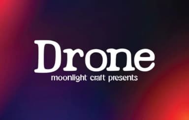 Drone by moonlight craft — Slab Serif Font — thumbnail 1