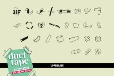 Duct Tape by onoborgol — Dingbats Font — thumbnail 2