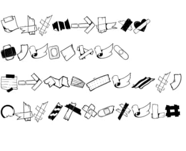 Duct Tape by onoborgol — Dingbats Font — thumbnail 7