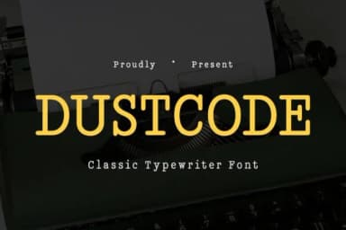 Dustcode by Typia Nesia — Slab Serif Font — thumbnail 1