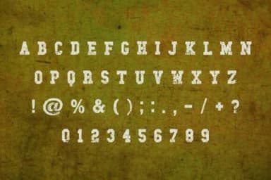 Dusty Letter by Dreamspace.studio — Slab Serif Font — thumbnail 5