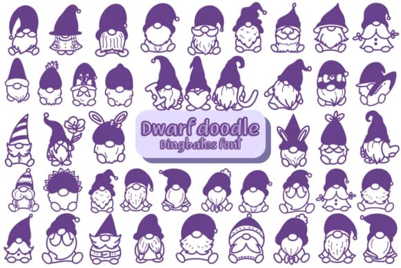 Dwarf Doodle by Chonada — Dingbats Font