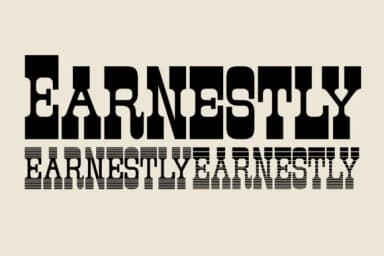 Earnestly by Artisans — Slab Serif Font — thumbnail 1