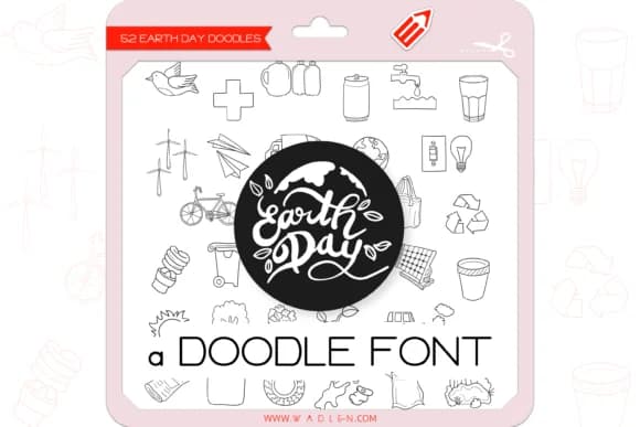Earth Day by WADLEN — Dingbats Font