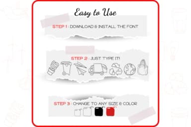 Earth Day by WADLEN — Dingbats Font — thumbnail 4