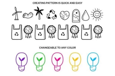 Earth Day Doodle by digitalplannerland — Dingbats Font — thumbnail 3