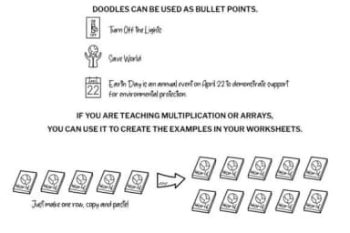 Earth Day Doodle by digitalplannerland — Dingbats Font — thumbnail 7