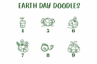 Earth Day Doodles by CHANOK — Dingbats Font — thumbnail 4