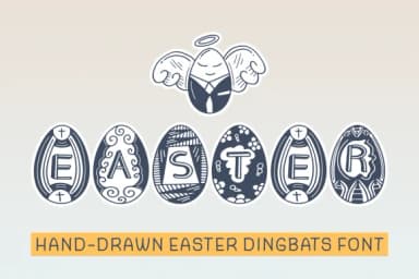 Easter by Dito (7NTypes) — Dingbats Font — thumbnail 1