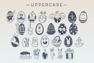 Easter by Dito (7NTypes) — Dingbats Font — thumbnail 2