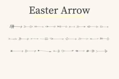Easter Arrow by CraftedType Studio — Dingbats Font — thumbnail 1