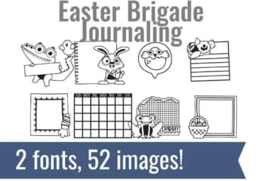 Easter Brigade Dingbats by Illustration Ink — Dingbats Font — thumbnail 2