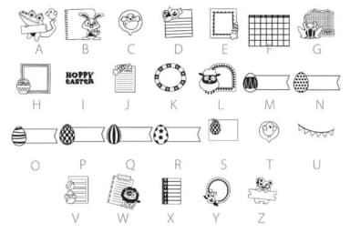 Easter Brigade Dingbats by Illustration Ink — Dingbats Font — thumbnail 3