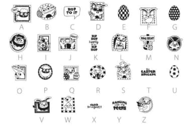 Easter Brigade Dingbats by Illustration Ink — Dingbats Font — thumbnail 4