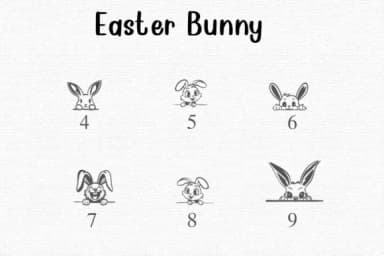 Easter Bunny by Nongyao — Dingbats Font — thumbnail 4