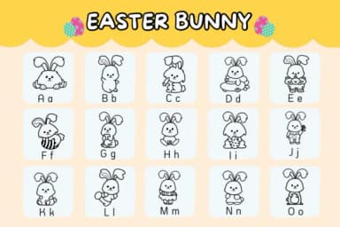 Easter Bunny by Natchuta — Dingbats Font — thumbnail 2