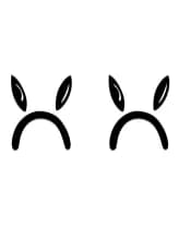 Easter Bunny Ears Set by Heartcraft Atelier — Dingbats Font — thumbnail 8