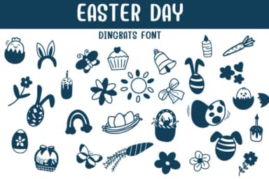 Easter Day by Sontaya — Dingbats Font — thumbnail 1