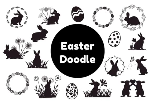 Easter Day Doodle by Nun Sukhwan — Dingbats Font