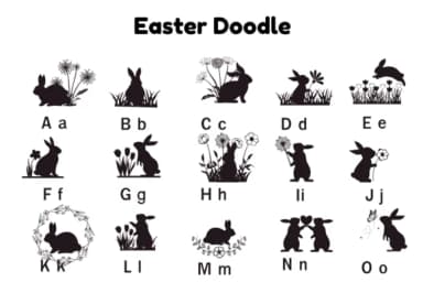 Easter Day Doodle by Nun Sukhwan — Dingbats Font — thumbnail 5