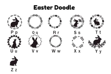 Easter Day Doodle by Nun Sukhwan — Dingbats Font — thumbnail 6