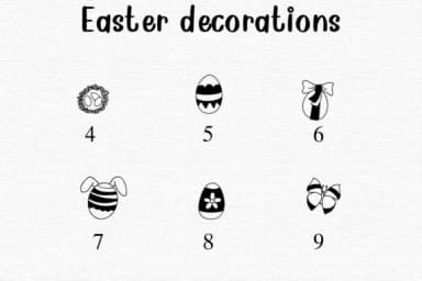 Easter Decorations by Nongyao — Dingbats Font — thumbnail 4