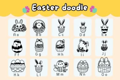 Easter Doodle by Natchuta — Dingbats Font — thumbnail 2