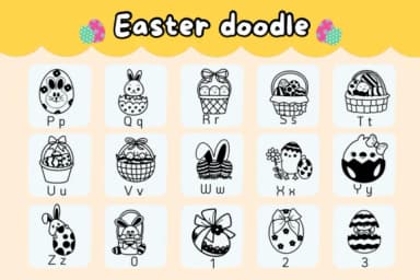 Easter Doodle by Natchuta — Dingbats Font — thumbnail 3