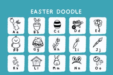 Easter Doodle by Bee piyanuch — Dingbats Font — thumbnail 5