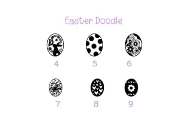 Easter Doodle by Pui Art — Dingbats Font — thumbnail 4
