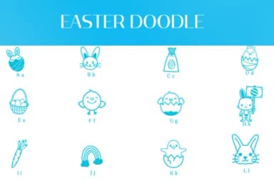Easter Doodle by Heartcraft Atelier — Dingbats Font — thumbnail 2
