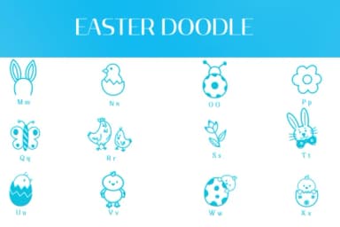 Easter Doodle by Heartcraft Atelier — Dingbats Font — thumbnail 3
