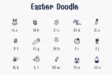 Easter Doodle by Sontaya — Dingbats Font — thumbnail 2