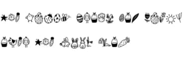 Easter Doodle by Sontaya — Dingbats Font — thumbnail 7