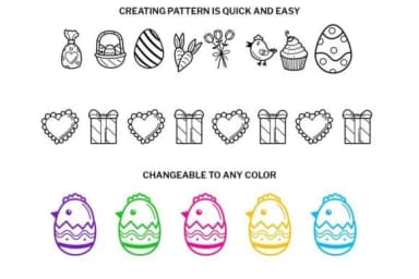 Easter Doodle by digitalplannerland — Dingbats Font — thumbnail 3