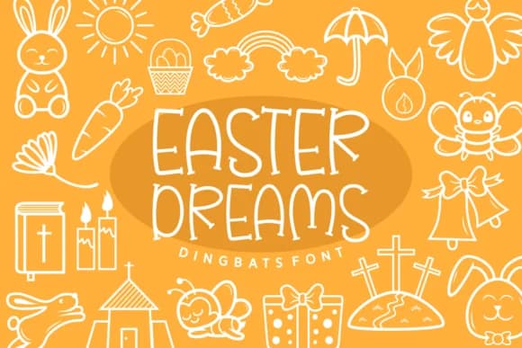 Easter Dreams by Dito (7NTypes) — Dingbats Font