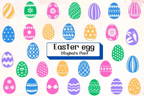 Easter Egg by Ketsarin — Dingbats Font