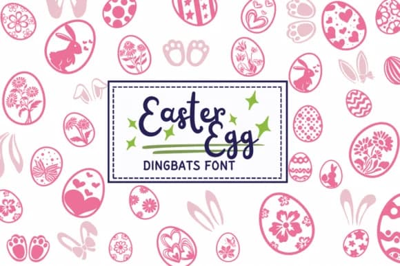 Easter Egg by PraewDesigns — Dingbats Font