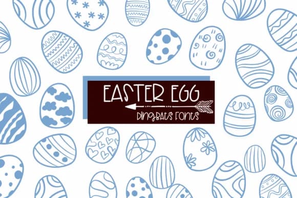 Easter Egg by Sirinart — Dingbats Font