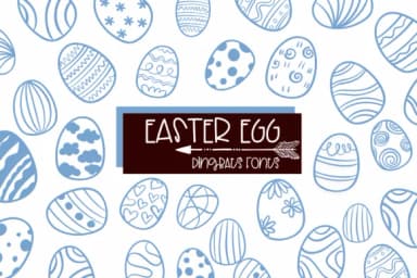 Easter Egg by Sirinart — Dingbats Font — thumbnail 1