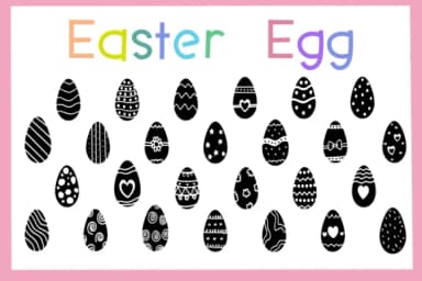Easter Egg by Foam-Design Store — Dingbats Font — thumbnail 1