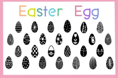 Easter Egg by Foam-Design Store — Dingbats Font — thumbnail 2