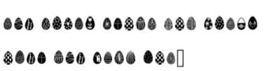 Easter Egg by Foam-Design Store — Dingbats Font — thumbnail 4