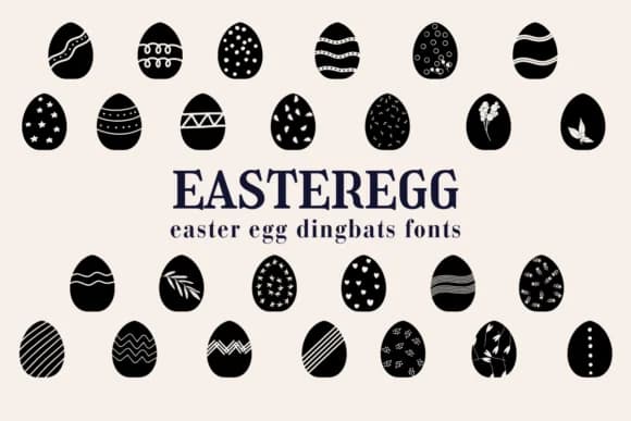 Easter Egg by Eystore — Dingbats Font