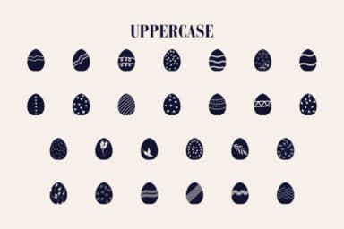 Easter Egg by Eystore — Dingbats Font — thumbnail 2