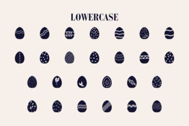 Easter Egg by Eystore — Dingbats Font — thumbnail 3