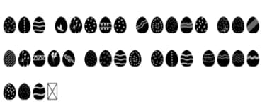 Easter Egg by Eystore — Dingbats Font — thumbnail 5