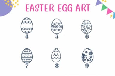 Easter Egg Art by CHANOK — Dingbats Font — thumbnail 4