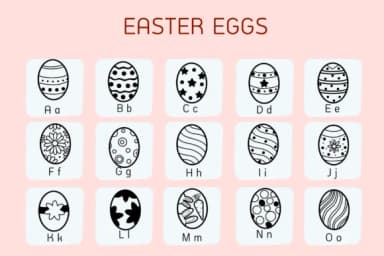 Easter Eggs by Chada Art — Dingbats Font — thumbnail 2